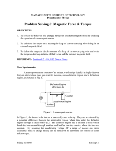Problem Solving 6: Magnetic Force &amp; Torque