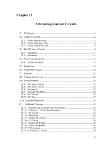 Chapter 12 Alternating-Current Circuits