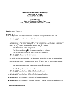 Massachusetts Institute of Technology Department of Physics Physics 8.022 - Fall 2002