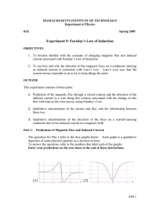 Experiment 9: Faraday’s Law of Induction