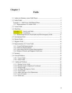 Chapter 1 Fields