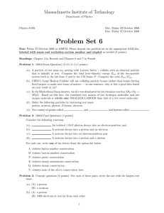 Problem  Set  6 Massachusetts Institute of Technology