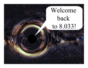 Welcome back to 8.033!