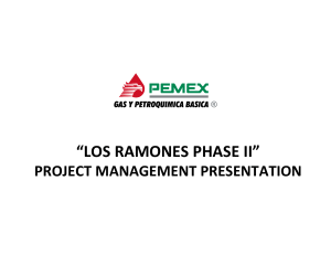 “LOS RAMONES PHASE II” PROJECT MANAGEMENT PRESENTATION
