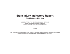 State Injury Indicators Report Third Edition — 2004 Data