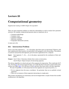 Computational geometry Lecture 23