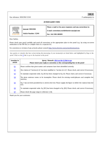 XML-IS Our reference: NEUCOM 12341 P-authorquery-vx AUTHOR QUERY FORM