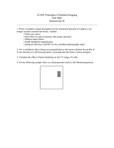 22.058, Principles of Medical Imaging Fall 2002 Homework #4
