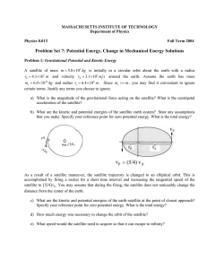 Problem Set 7: Potential Energy, Change in Mechanical Energy Solutions