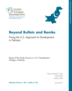 Beyond Bullets and Bombs Fixing the U.S. Approach to Development in Pakistan