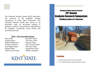 26 Annual Graduate Research Symposium “Building Leaders for Tomorrow”