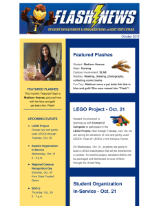 Featured Flashes LEGO Project - Oct. 21  October 2015
