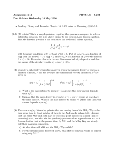 Assignment #11 PHYSICS 8.284 Due 11:04am Wednesday 10 May 2006