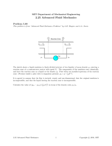 2.25  Advanced  Fluid  Mechanics Problem  5.09