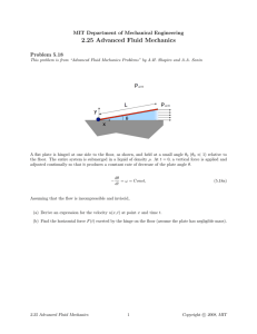 2.25  Advanced  Fluid  Mechanics Problem  5.18 This