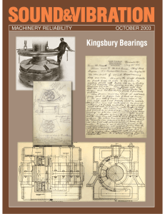 Kingsbury Bearings MACHINERY RELIABILITY OCTOBER 2003 1