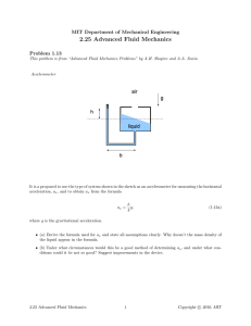 2.25  Advanced  Fluid  Mechanics Problem  1.13