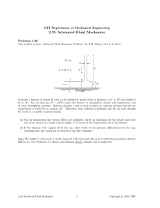 2.25  Advanced  Fluid  Mechanics Problem  4.09