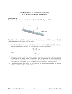 2.25  Advanced  Fluid  Mechanics Problem  6.16