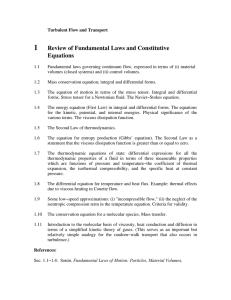 1 Review of Fundamental Laws and Constitutive Equations