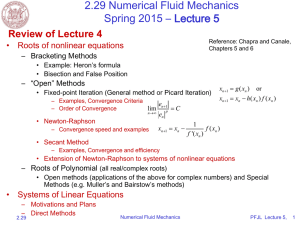 2.29 Numerical Fluid Mechanics Spring 2015 – Lecture 5