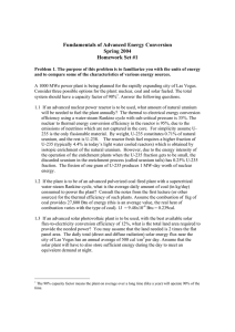 Fundamentals of Advanced Energy Conversion Spring 2004 Homework Set #1