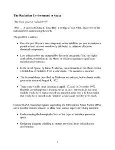 The Radiation Environment in Space