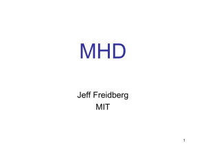 MHD Jeff Freidberg MIT 1