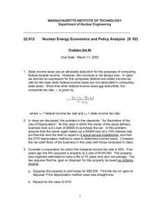 22.812 Nuclear Energy Economics and Policy Analysis  (S '02)