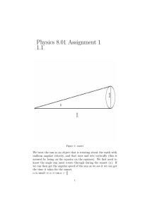 Physics 8.01 Assignment 1 1.1