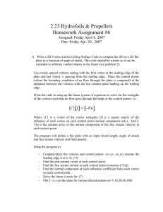 2.23 Hydrofoils &amp; Propellers Homework Assignment #6