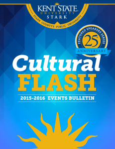 Cultural 2015-2016  EVENTS BULLETIN th F