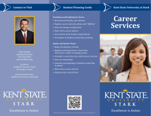 Career Services Kent State University at Stark Contact or Visit