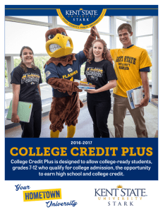 COLLEGE CREDIT PLUS