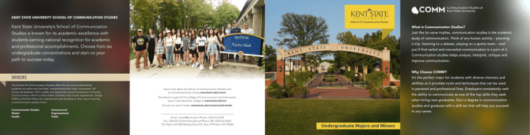 Kent State University’s School of Communication