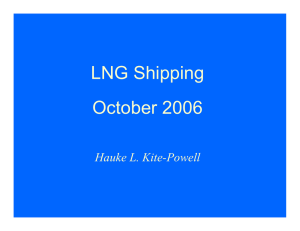 LNG Shipping October 2006 Hauke L. Kite-Powell