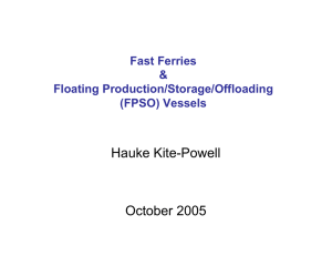Hauke Kite-Powell October 2005 Fast Ferries &amp;