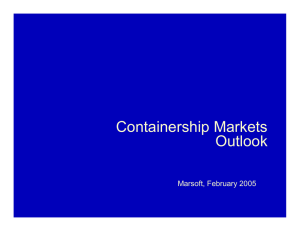 Containership Markets Outlook Marsoft, February 2005