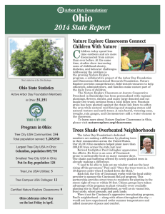 Ohio C 2014 State Report Nature Explore Classrooms Connect