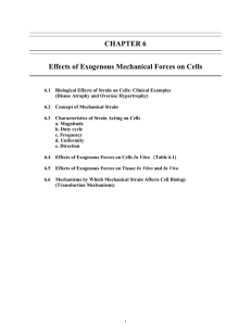 CHAPTER 6  Effects of Exogenous Mechanical Forces on Cells