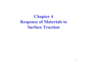 Chapter 4 Response of Materials to Surface Traction 1