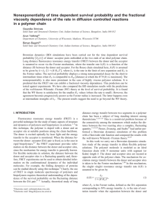 Nonexponentiality of time dependent survival probability and the fractional