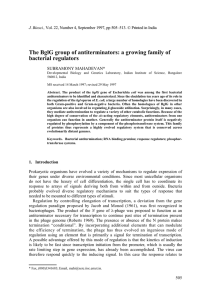 The BglG group of antiterminators: a growing family of bacterial regulators