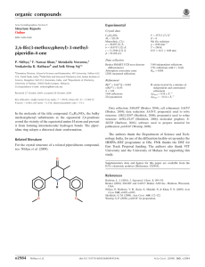 2,6-Bis(3-methoxyphenyl)-3-methyl- Experimental