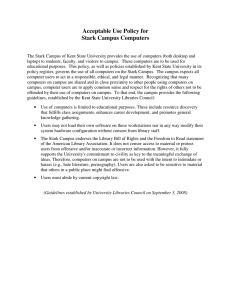Acceptable Use Policy for Stark Campus Computers