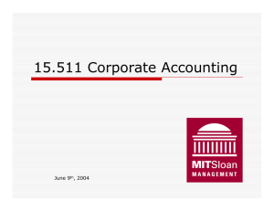 15.511 Corporate Accounting  June 9 , 2004