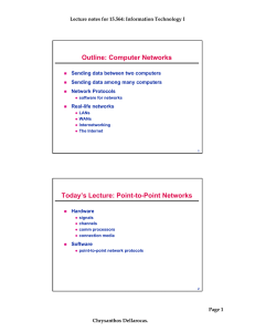 Outline: Computer Networks