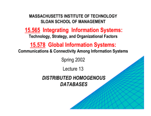 15.565  Integrating  Information Systems: