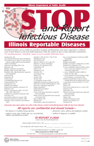 STOP Illinois Reportable Diseases