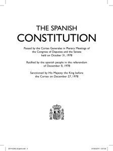 CONSTITUTION THE SPANISH